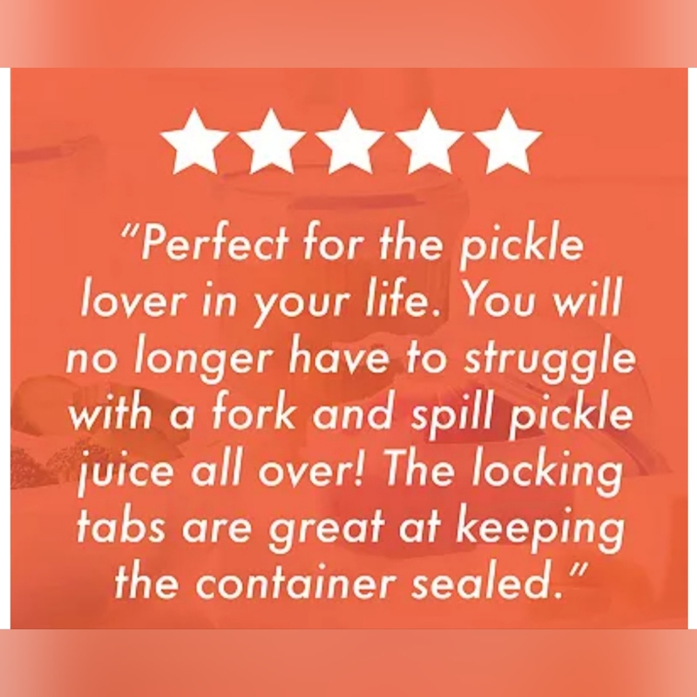 Lock & Lock Pickle Strainer Keeper Container - Picture 4 of 12